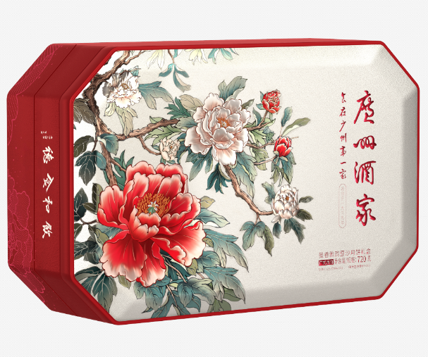 墨香雅韻豆沙月餅禮盒